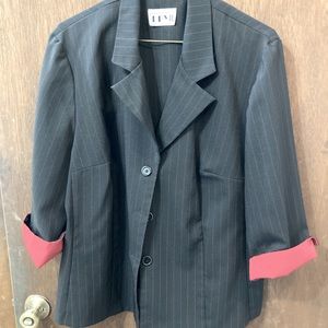DBY Black 3/4 sleeves blazer